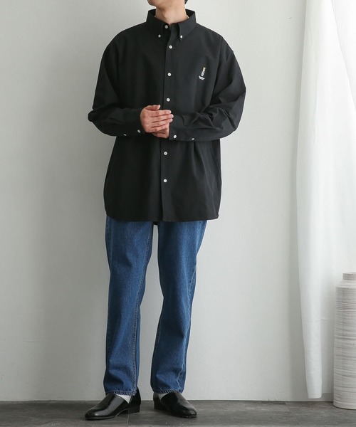 SENSE OF PLACE by URBAN RESEARCH（センスオブプレイスバイアーバンリサーチ）の「デニムテーパードパンツ（デニムパンツ・メンズ・インディゴブルー/ライトインディゴブルー・MEDIUM/LARGE）」の19枚目の写真