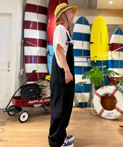 GREEN BOWL（グリーンボウル）の「グリーンボウル【GREEN BOWL】Duck Overall（サロペット/オーバーオール・メンズ・キナリ/ブラック・FREE）」の3枚目の写真