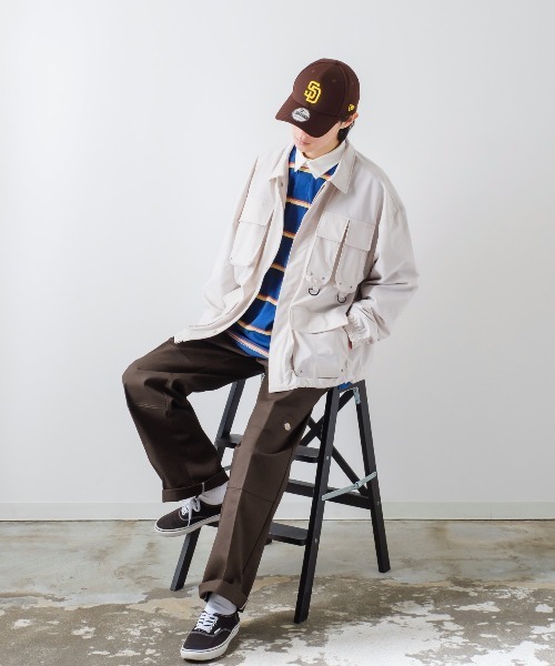 Dickies（ディッキーズ）の「【Dickies】85283 ダブルニー ワーク スケーターパンツ（チノパンツ・メンズ・チャコール/ホワイト/レッド/ブラウン/ネイビー/ベージュ/ブラック/グリーン・34inch/32inch/30inch/36inch/28inch）」の14枚目の写真