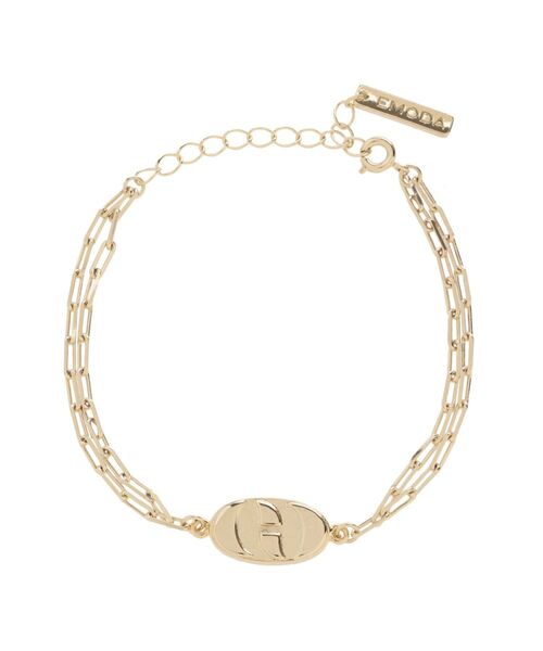 EMODA（エモダ）の「ミニマルロゴチェーンブレスレット（ネックレス・レディース・シルバー/ゴールド・FREE）」の5枚目の写真