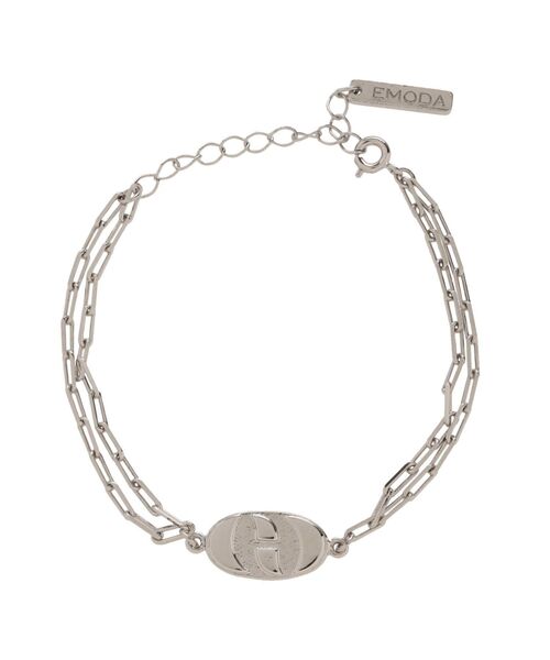EMODA（エモダ）の「ミニマルロゴチェーンブレスレット（ネックレス・レディース・シルバー/ゴールド・FREE）」の3枚目の写真