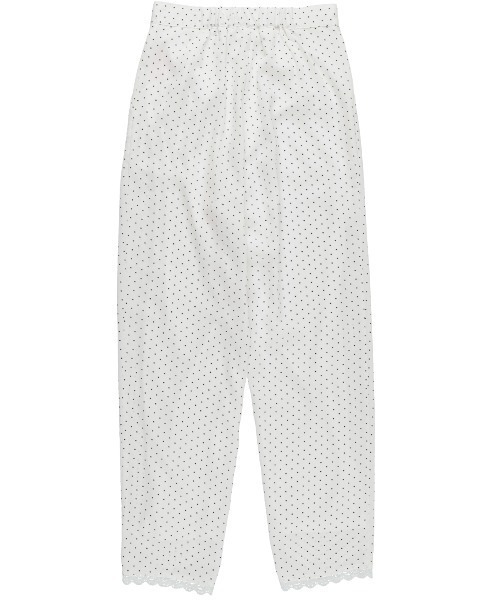 MIRO AMURETTE（ミロアミュレット）の「dot shine slacks/ドットスラックスパンツ（スラックス・レディース・ホワイト/ブラック・SMALL/MEDIUM）」の21枚目の写真