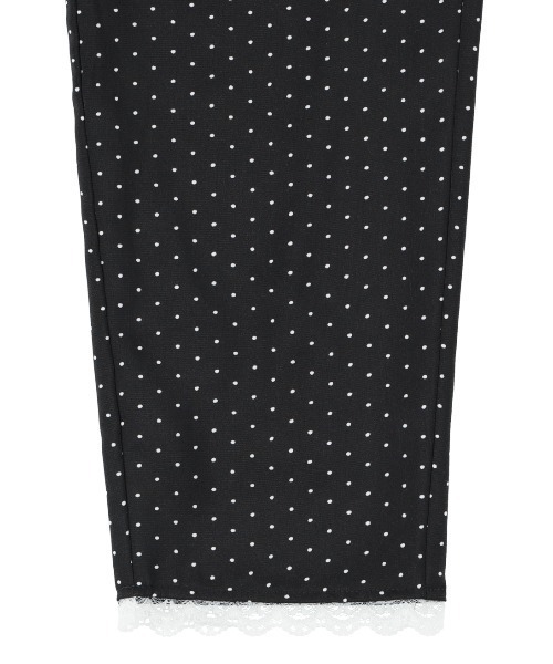 MIRO AMURETTE（ミロアミュレット）の「dot shine slacks/ドットスラックスパンツ（スラックス・レディース・ホワイト/ブラック・SMALL/MEDIUM）」の14枚目の写真