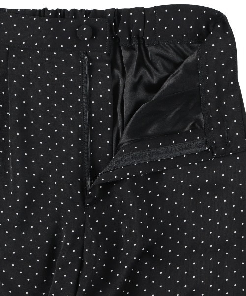 MIRO AMURETTE（ミロアミュレット）の「dot shine slacks/ドットスラックスパンツ（スラックス・レディース・ホワイト/ブラック・SMALL/MEDIUM）」の12枚目の写真