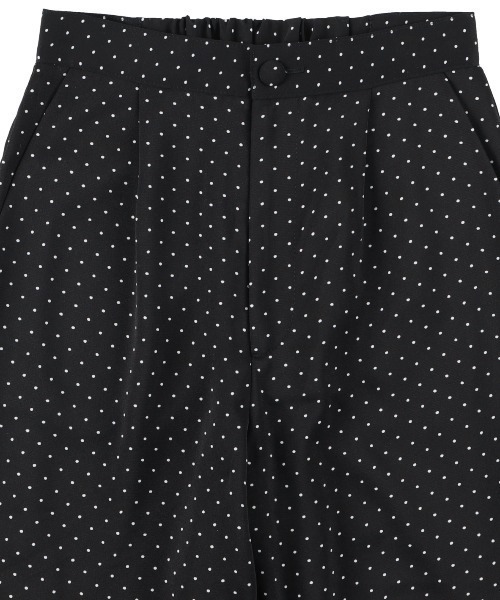 MIRO AMURETTE（ミロアミュレット）の「dot shine slacks/ドットスラックスパンツ（スラックス・レディース・ホワイト/ブラック・SMALL/MEDIUM）」の11枚目の写真