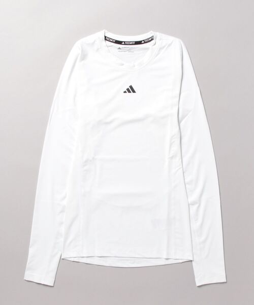adidas(アディダス)の「《adidas》M TF LS Tシャツ(Tシャツ/カットソー・メンズ・ブラック/ホワイト・S/L/XL/M/2XL)」の2枚目の写真