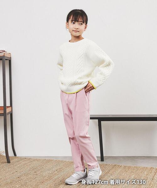 coen(コーエン)の「【coen キッズ/ジュニア】テーパードジョガーイージーパンツ(その他パンツ・キッズ・ライトピンク/ブラック/ロイヤルブルー・130/150/100/110/120/140)」の5枚目の写真