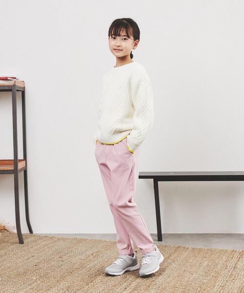 coen(コーエン)の「【coen キッズ/ジュニア】テーパードジョガーイージーパンツ(その他パンツ・キッズ・ライトピンク/ブラック/ロイヤルブルー・130/150/100/110/120/140)」の10枚目の写真