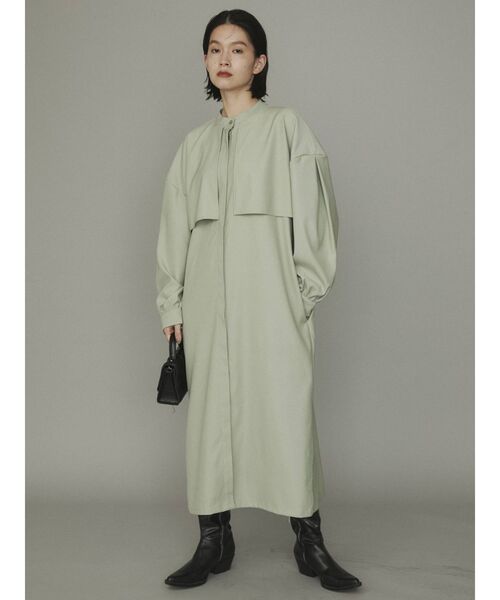 COTORICA（コトリカ）の「【THE DAYZ TOKYO】ヨークデザインシャツワンピース（ワンピース・レディース・ブラック/ブラウン/ミント・FREE）」の9枚目の写真