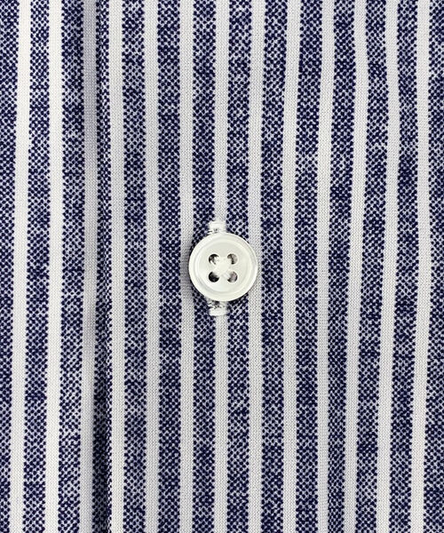 NOLLEY'S goodman(ノーリーズグッドマン)の「HGカノコ ストレッチ ドレスシャツ 千鳥格子 ストライプ ビジネスシャツ(ビジネスシャツ・メンズ・ブラック系その他/ブルー系その他7/ブルー系その他・XL/S/L/M)」の6枚目の写真