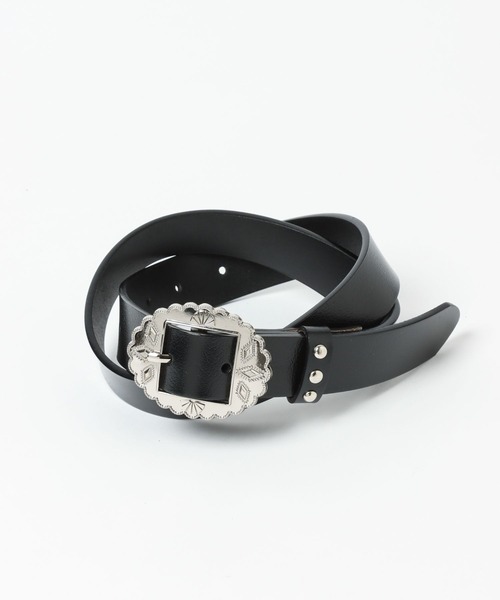 PAGEBOY（ページボーイ）の「コンチョバックルベルト（ベルト・レディース・ブラック・FREE）」の2枚目の写真