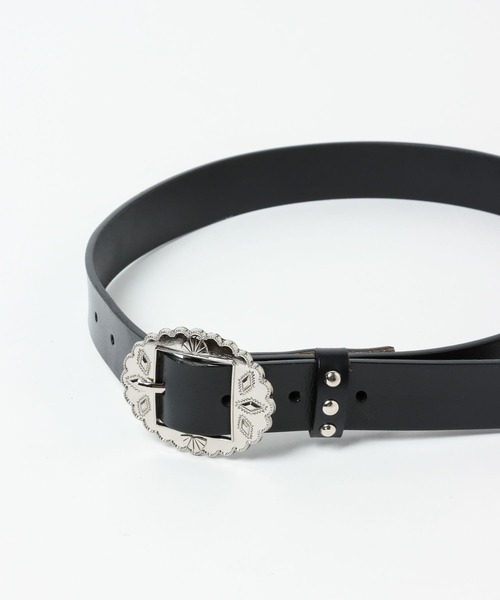PAGEBOY（ページボーイ）の「コンチョバックルベルト（ベルト・レディース・ブラック・FREE）」の4枚目の写真