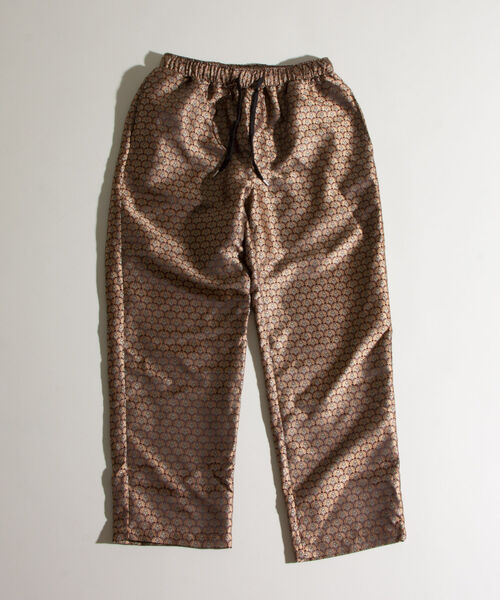GLOSTER（グロスター）の「【GLOSTER/グロスター】ジャガードイージーパンツ 総柄 小紋柄 セットアップ可能（その他パンツ・メンズ・ブラウン系その他/ベージュ系その他/グリーン系その他・S/M/L）」の5枚目の写真