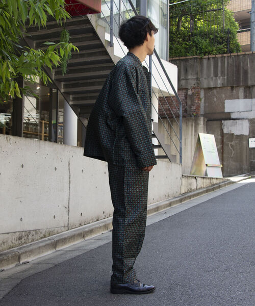 GLOSTER（グロスター）の「【GLOSTER/グロスター】ジャガードイージーパンツ 総柄 小紋柄 セットアップ可能（その他パンツ・メンズ・ブラウン系その他/ベージュ系その他/グリーン系その他・S/M/L）」の8枚目の写真