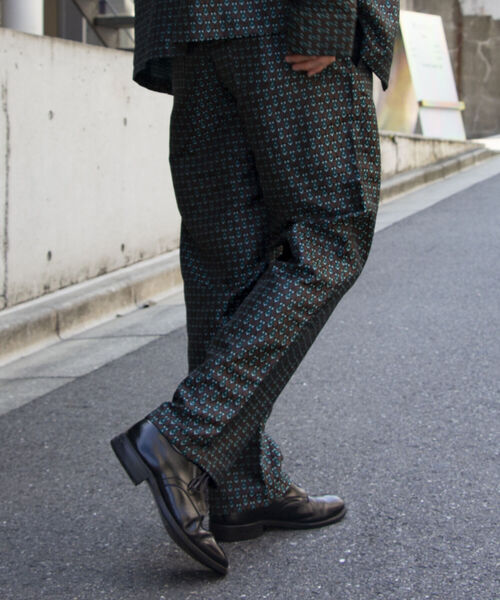 GLOSTER（グロスター）の「【GLOSTER/グロスター】ジャガードイージーパンツ 総柄 小紋柄 セットアップ可能（その他パンツ・メンズ・ブラウン系その他/ベージュ系その他/グリーン系その他・S/M/L）」の11枚目の写真