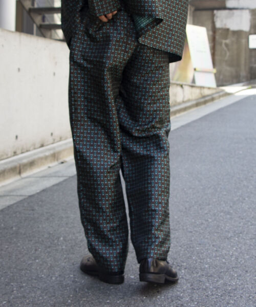 GLOSTER（グロスター）の「【GLOSTER/グロスター】ジャガードイージーパンツ 総柄 小紋柄 セットアップ可能（その他パンツ・メンズ・ブラウン系その他/ベージュ系その他/グリーン系その他・S/M/L）」の12枚目の写真