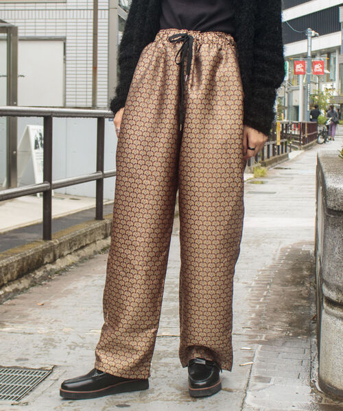 GLOSTER（グロスター）の「【GLOSTER/グロスター】ジャガードイージーパンツ 総柄 小紋柄 セットアップ可能（その他パンツ・メンズ・ブラウン系その他/ベージュ系その他/グリーン系その他・S/M/L）」の17枚目の写真