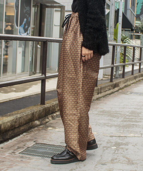 GLOSTER（グロスター）の「【GLOSTER/グロスター】ジャガードイージーパンツ 総柄 小紋柄 セットアップ可能（その他パンツ・メンズ・ブラウン系その他/ベージュ系その他/グリーン系その他・S/M/L）」の18枚目の写真