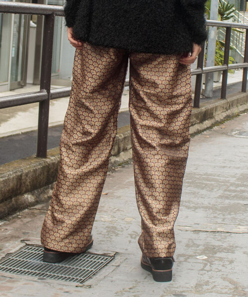 GLOSTER（グロスター）の「【GLOSTER/グロスター】ジャガードイージーパンツ 総柄 小紋柄 セットアップ可能（その他パンツ・メンズ・ブラウン系その他/ベージュ系その他/グリーン系その他・S/M/L）」の19枚目の写真