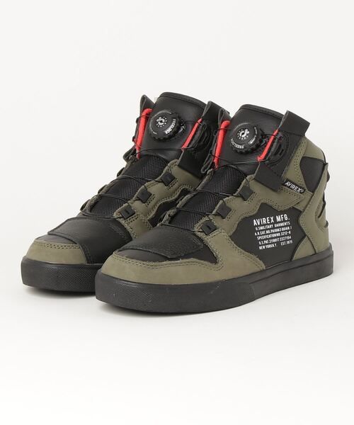AVIREX(アヴィレックス)の「【スニーカー】DICTATOR / ディクテイター / アヴィレックス / AVIREX(スニーカー・メンズ・ホワイト/オリーブ系/ブラック/レッド/ダークブラウン・28.0/26.0/25.0/27.0/29.0/25/26/27/28)」の4枚目の写真