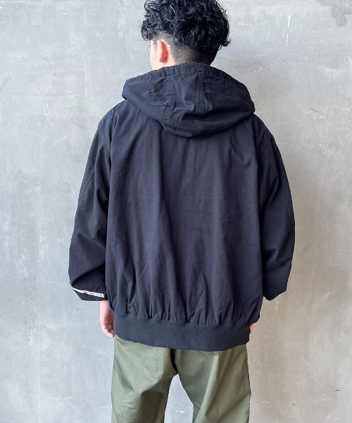 SMITH'S（スミス）の「[SMITH'S/スミス] 別注 ウラフリース ジップフードジャケット（ブルゾン・レディース・ブラック/ベージュ/アイボリー・S/M/L）」の13枚目の写真