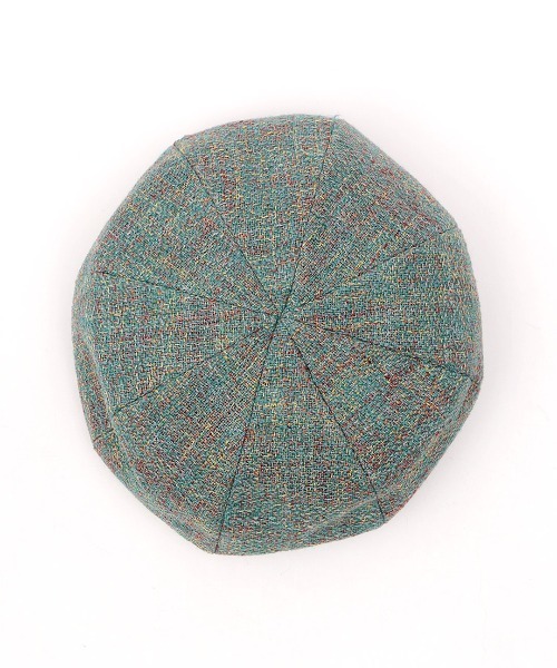 チチカカ（チチカカ）の「ツイードベレー帽（ハンチング/ベレー帽・レディース・ターコイズブルー/ブラック/アイボリー・FREE）」の17枚目の写真