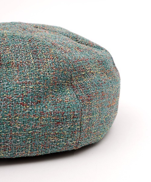 チチカカ（チチカカ）の「ツイードベレー帽（ハンチング/ベレー帽・レディース・ターコイズブルー/ブラック/アイボリー・FREE）」の19枚目の写真