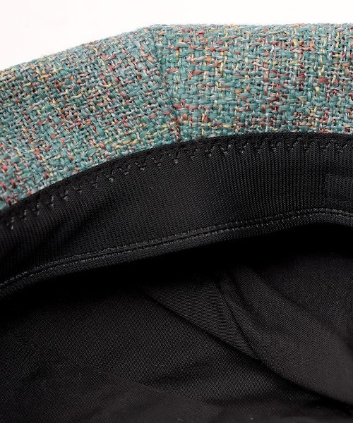 チチカカ（チチカカ）の「ツイードベレー帽（ハンチング/ベレー帽・レディース・ターコイズブルー/ブラック/アイボリー・FREE）」の20枚目の写真