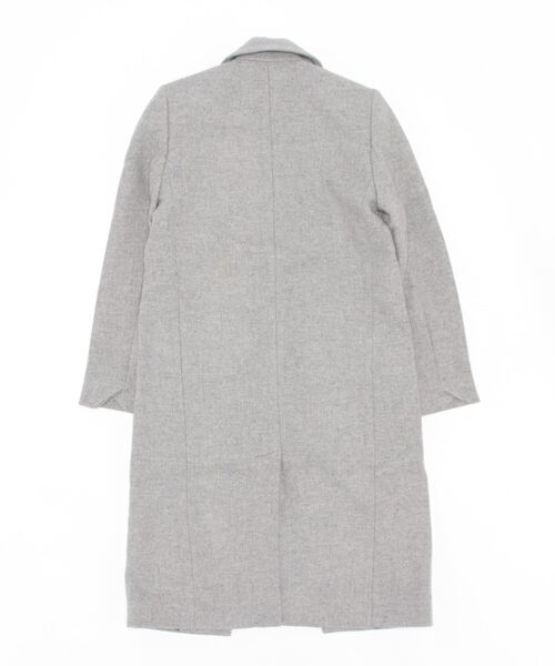 ZADIG&VOLTAIRE（ザディグ　エ　ヴォルテール）の「MONARQUE LAINAGE CHEVRON（チェスターコート・レディース・シルバー系・XS/S/M）」の6枚目の写真