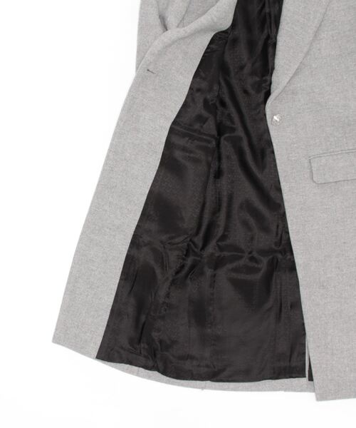 ZADIG&VOLTAIRE（ザディグ　エ　ヴォルテール）の「MONARQUE LAINAGE CHEVRON（チェスターコート・レディース・シルバー系・XS/S/M）」の7枚目の写真