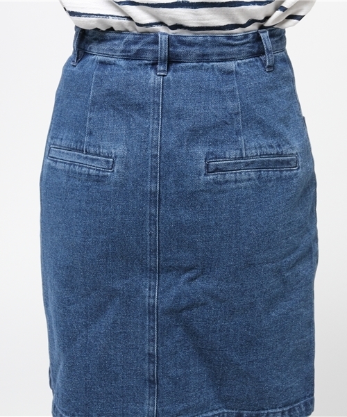 Kastane（カスタネ）の「【Kastane】台形スカート（スカート・レディース・ブルー/ホワイト・SMALL/MEDIUM/LARGE/X-SMALL）」の7枚目の写真