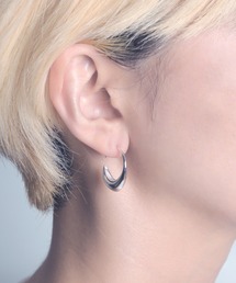 【YArKA/ヤーカ】cradle moon earing(pierce)[MIDZU] / ゆりかごモチーフピアス