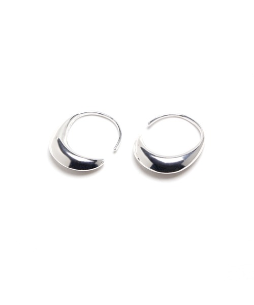 YArKA（ヤーカ）の「【YArKA/ヤーカ】cradle moon earing(pierce)[MIDZU] / ゆりかごモチーフピアス（ピアス（両耳用）・レディース・シルバー・FREE）」の6枚目の写真