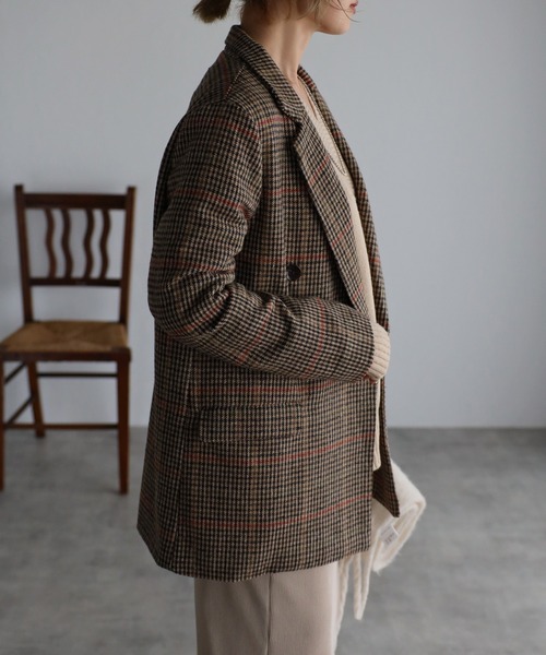 Bonjour Sagan（ボンジュールサガン）の「グレンチェックテーラード