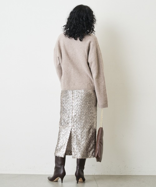 セール】ファークルーネックプルオーバー（ニット/セーター