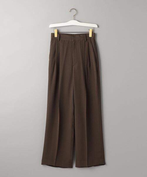 BEAUTY&YOUTH UNITED ARROWS（ビューティーアンドユースユナイテッドアローズ）の「レーヨンアセテート ハウンドトゥース タックストレートパンツ（その他パンツ・レディース・ダークブラウン/ベージュ・S/M）」の21枚目の写真