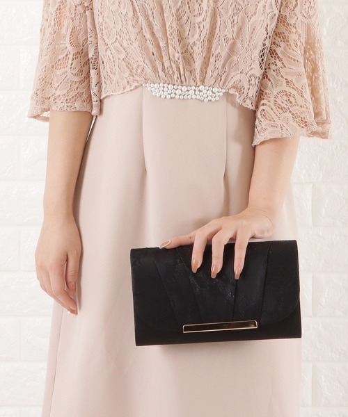 Lace Ladies(レースレディース)の「サテンレース2wayクラッチバッグ(クラッチバッグ・レディース・ベージュ/グレー/ブラック・FREE)」の11枚目の写真