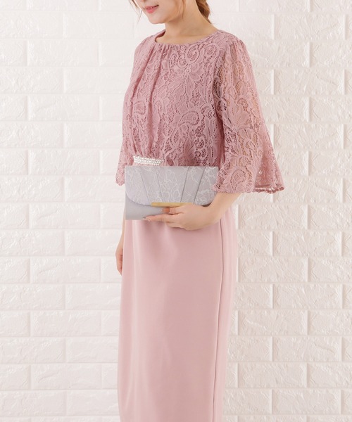 Lace Ladies(レースレディース)の「サテンレース2wayクラッチバッグ(クラッチバッグ・レディース・ベージュ/グレー/ブラック・FREE)」の18枚目の写真