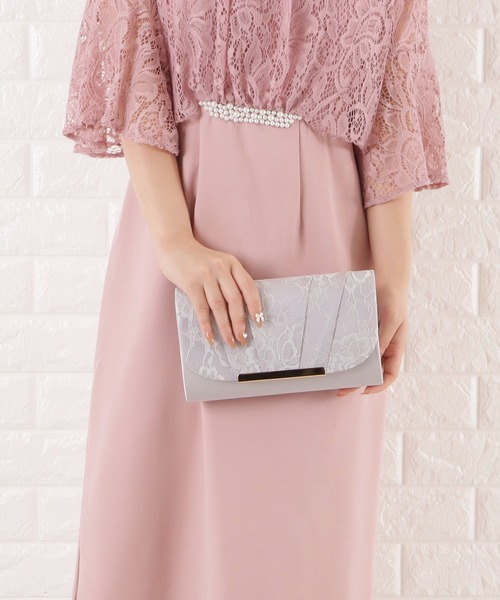 Lace Ladies(レースレディース)の「サテンレース2wayクラッチバッグ(クラッチバッグ・レディース・ベージュ/グレー/ブラック・FREE)」の19枚目の写真