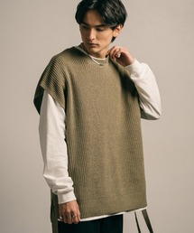 Rocky Monroe | オーバーサイズ サイドレース プルオーバーニットベスト(ベスト)