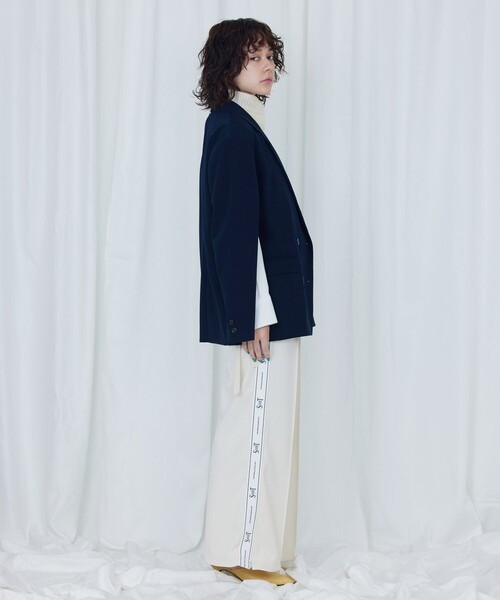 Firsthand(ファーストハンド)の「SHIRT Firsthand by 5525GALLERY/シャツファーストハンド5525ギャラリー SHTFH OVER JACKET / ワイドジャケット(テーラードジャケット・レディース・ネイビー/グレー・FREE)」の7枚目の写真