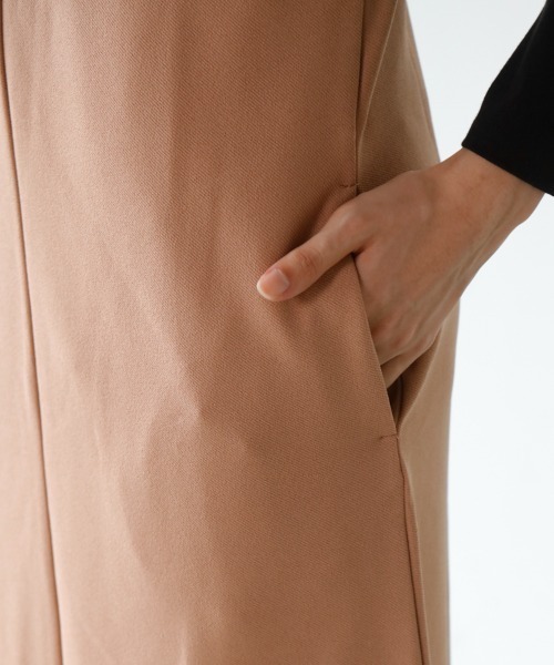 M.deux（エムドゥ）の「〇2wayジャンパースカート〇（ジャンパースカート・レディース・ブラック/ベージュ/グレイッシュベージュ・MEDIUM）」の17枚目の写真