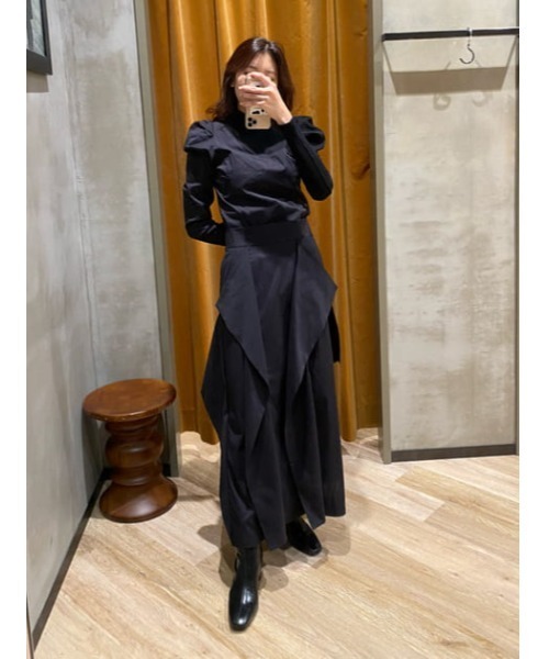 KNIT x WOVEN DOCKING TOPS ニット ウーブン ドッキングトップス