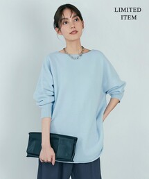 【WEB&一部店舗限定・10色展開】ウールナイロン フェルトタッチ ニット