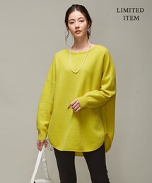 【WEB&一部店舗限定・10色展開】ウールナイロン フェルトタッチ ニット
