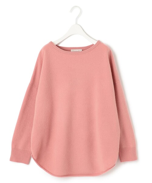 ICB(アイシービー)の「【WEB&一部店舗限定・10色展開】ウールナイロン フェルトタッチ ニット(ニット/セーター・レディース・ブラック系/イエロー系/グレー系/スモーキーグリーン系/ふじ色系/アイボリー系/サックスブルー系/ブラウン系/ダルブルー系/ピンク系・SMALL/X-SMALL)」の15枚目の写真