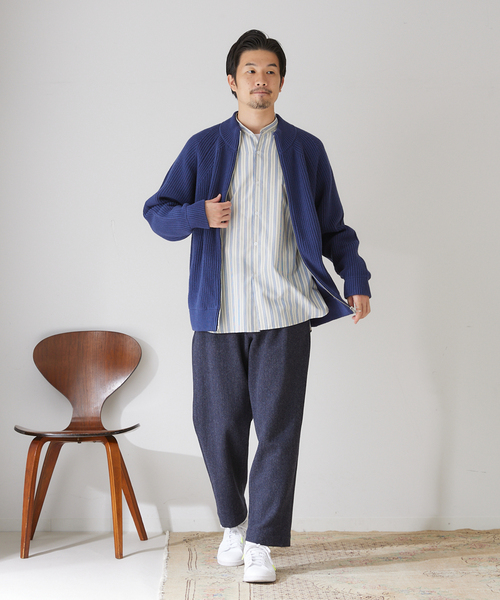 417 EDIFICE(フォーワンセブンエディフィス)の「【French Merino / フレンチメリノ】リラックスワイドテーパーパンツ(その他パンツ・メンズ・その他4/その他6/その他9・SMALL/MEDIUM/LARGE)」の14枚目の写真