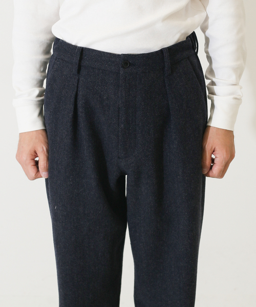 417 EDIFICE(フォーワンセブンエディフィス)の「【French Merino / フレンチメリノ】リラックスワイドテーパーパンツ(その他パンツ・メンズ・その他4/その他6/その他9・SMALL/MEDIUM/LARGE)」の12枚目の写真