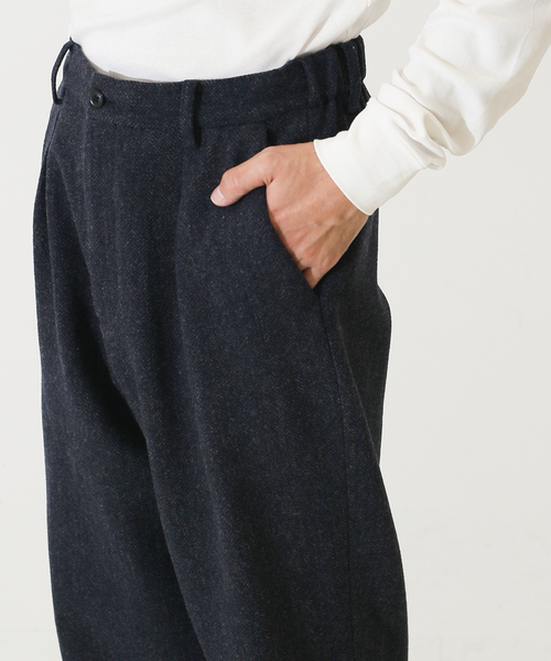 417 EDIFICE(フォーワンセブンエディフィス)の「【French Merino / フレンチメリノ】リラックスワイドテーパーパンツ(その他パンツ・メンズ・その他4/その他6/その他9・SMALL/MEDIUM/LARGE)」の15枚目の写真