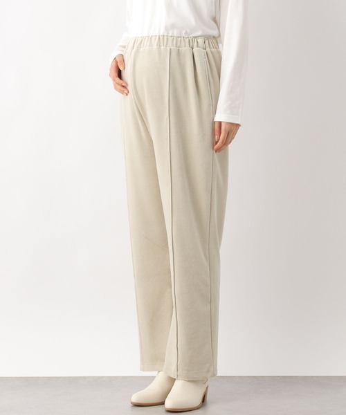LEPSIM（レプシィム）の「マタニティ／ベロアストレートパンツ　170998（マタニティウェア/グッズ・レディース・グレイッシュベージュ/イエロー/ブラウン・FREE）」の10枚目の写真
